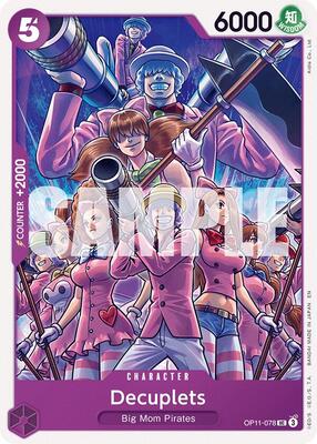 Decuplets card from A Fist of Divine Speed
