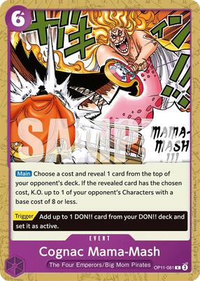 Cognac Mama-Mash card from A Fist of Divine Speed
