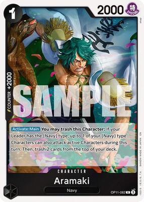 Aramaki card from A Fist of Divine Speed