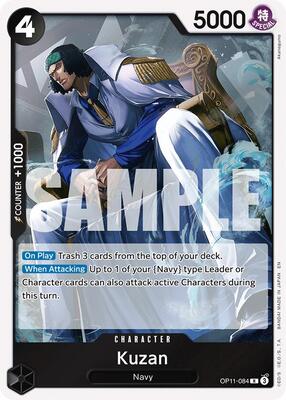 Kuzan card from A Fist of Divine Speed