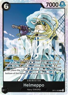 Helmeppo card from A Fist of Divine Speed