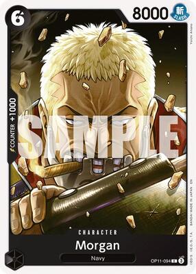Morgan card from A Fist of Divine Speed