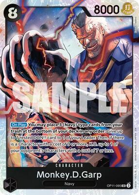 Monkey.D.Garp card from A Fist of Divine Speed