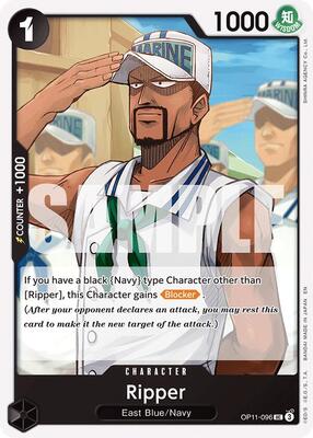 Ripper card from A Fist of Divine Speed