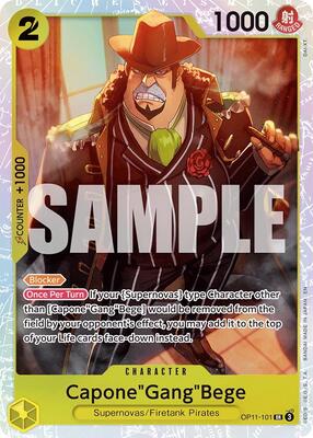 Capone"Gang"Bege (101) card from A Fist of Divine Speed