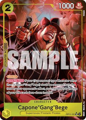 Capone"Gang"Bege (101) (Alternate Art) card from A Fist of Divine Speed