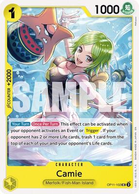 Camie card from A Fist of Divine Speed