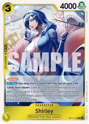 Shirley card from A Fist of Divine Speed