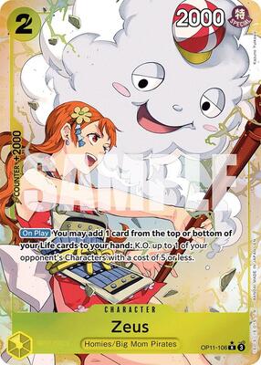 Zeus (Alternate Art) card from A Fist of Divine Speed