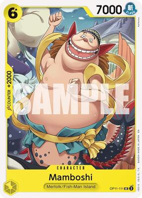 Mamboshi card from A Fist of Divine Speed