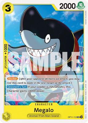 Megalo card from A Fist of Divine Speed