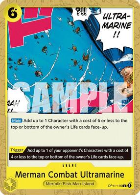 Merman Combat Ultramarine card from A Fist of Divine Speed