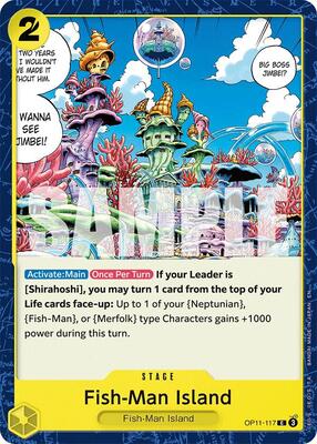 Fish-Man Island card from A Fist of Divine Speed