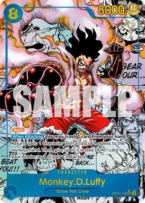 Monkey.D.Luffy (118) (Manga) card from A Fist of Divine Speed