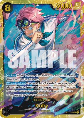 Koby (119) card from A Fist of Divine Speed