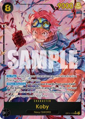 Koby (119) (Alternate Art) card from A Fist of Divine Speed