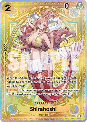 Shirahoshi (SP) card from A Fist of Divine Speed