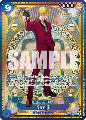 Sanji (SP) card from A Fist of Divine Speed