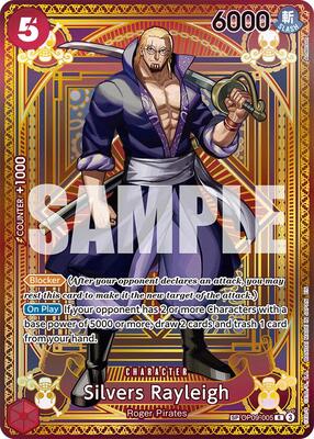 Silvers Rayleigh (SP) card from A Fist of Divine Speed