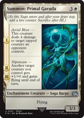 Summon: Primal Garuda card from FINAL FANTASY