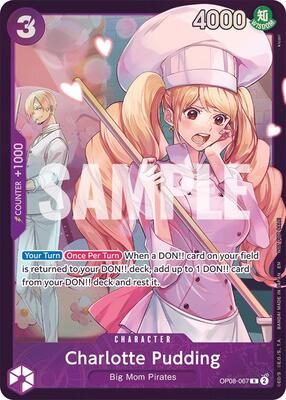 Charlotte Pudding (Store Treasure Cup 2025) card from One Piece Promotion Cards