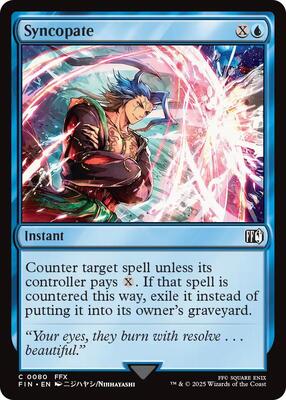 Syncopate card from FINAL FANTASY