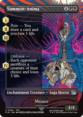 Summon: Anima (Borderless) card from FINAL FANTASY