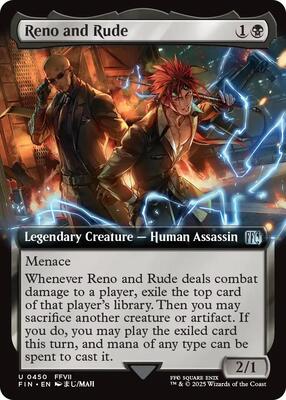 Reno and Rude (Extended Art) card from FINAL FANTASY