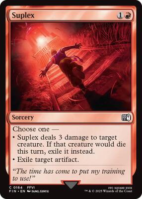 Suplex card from FINAL FANTASY