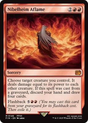 Nibelheim Aflame card from FINAL FANTASY