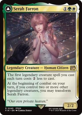 Serah Farron card from FINAL FANTASY