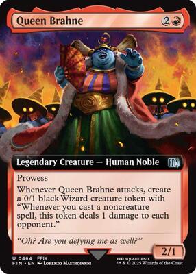 Queen Brahne (Extended Art) card from FINAL FANTASY