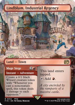 Lindblum, Industrial Regency (Borderless) card from FINAL FANTASY