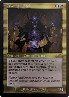 Havengul Lich (Retro Frame) card from Secret Lair Drop Series