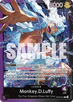 Monkey.D.Luffy (OP09-061) card from Starter Deck 26: PURPLE/BLACK Monkey.D.Luffy