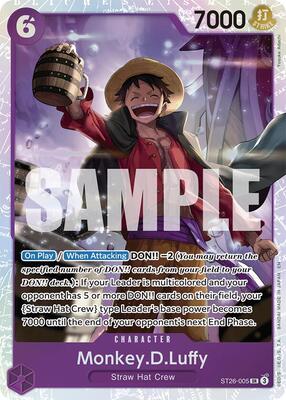 Monkey.D.Luffy (ST26-005) card from Starter Deck 26: PURPLE/BLACK Monkey.D.Luffy