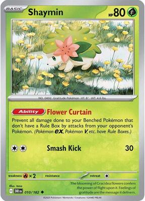 Shaymin - 010/182 card from SV10: Destined Rivals