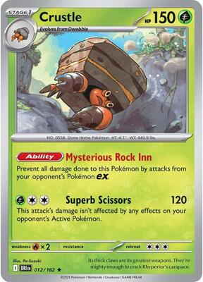 Crustle - 012/182 card from SV10: Destined Rivals