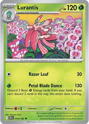 Lurantis card from SV10: Destined Rivals