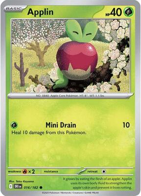 Applin card from SV10: Destined Rivals