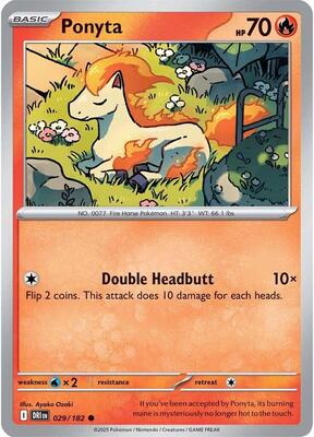 Ponyta card from SV10: Destined Rivals