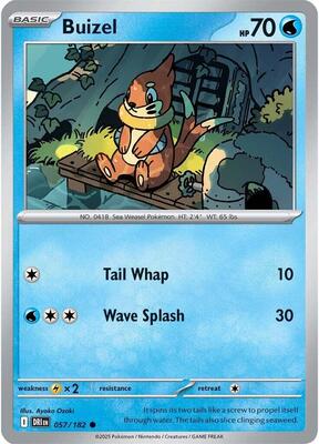 Buizel card from SV10: Destined Rivals