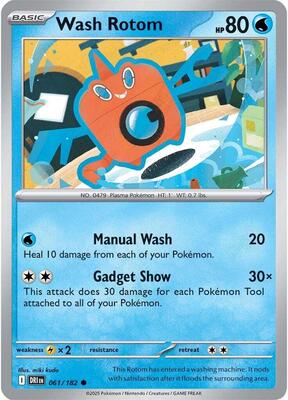 Wash Rotom card from SV10: Destined Rivals