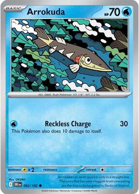 Arrokuda card from SV10: Destined Rivals