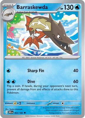 Barraskewda card from SV10: Destined Rivals
