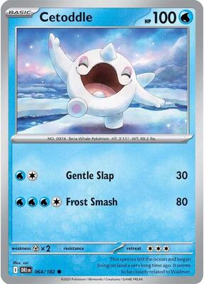 Cetoddle card from SV10: Destined Rivals