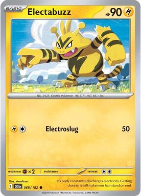 Electabuzz card from SV10: Destined Rivals