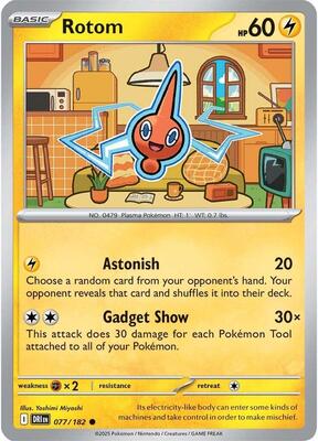 Rotom - 077/182 card from SV10: Destined Rivals