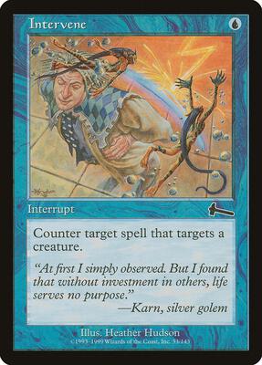 Intervene card from Urza's Legacy