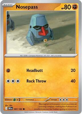 Nosepass card from SV10: Destined Rivals